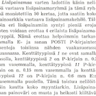 1943 KP 3½ mk lisäpainama kenttätyyppi 1 ** LaPe KP 5 kt 1 - pikkukuva 3