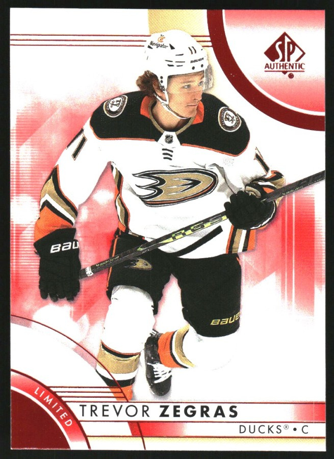 2023-24 SP Authentic Limited Red #93 Trevor Zegras
