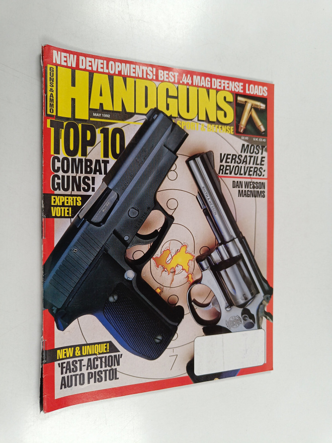 Handguns for sport & defence may 1992