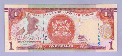 Trinidad and Tobago 1 Dollar v.2006 UNC P-46A