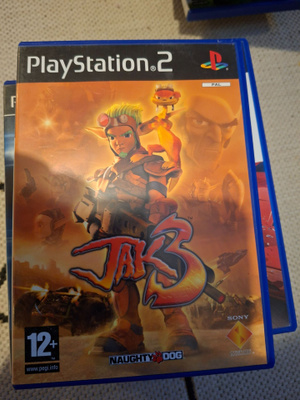 PS2 Jak 3 + kotelo ja ohjeet