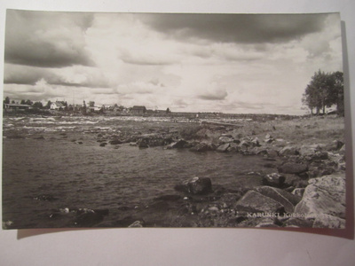 VANHA Postikortti Lappi Karunki 1950-l Alkup.Mallikappale