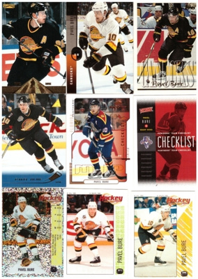 9 x PAVEL BURE Canucks, Panthers