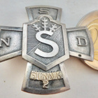Merkki Suojeluskunta Etelä-Uusimaa NSD Signalk 2 Hopea 1929 - pikkukuva 1