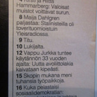 SEURA LEHTI 39 / 1991 SISÄLLYSLUETTELO KUVAT 2 - 4 - pikkukuva 2