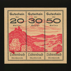 Itävalta 20, 30, 50 Heller, Lichtenbuch, 2. painos - pikkukuva 1