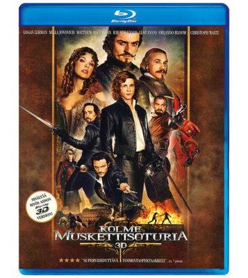 Kolme Muskettisoturia (2011) (3D Blu-ray)