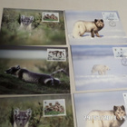 WWF Eläin postikortit 7 kpl Merkkeineen Puhtaat , 1993 - pikkukuva 2