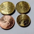 Suomi 5,10,20 ja 50 cent unc 2004 yht. 4 kpl - pikkukuva 2