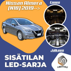 Nissan Almera (N18) Sisätilan LED-sarja 5-osainen - pikkukuva 1