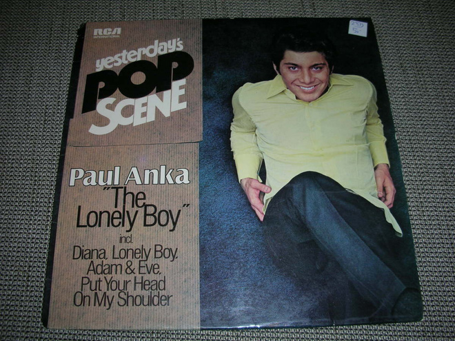 LP vinyyli Paul Anka: Yesterday's pop scene