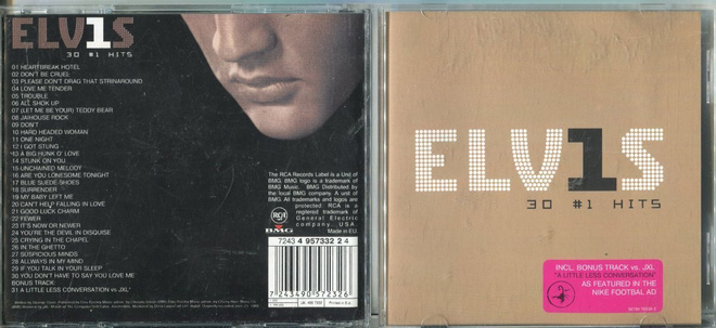 ELVIS PRESLEY . CD-LEVY . 30 NUMBER ONES HITS