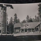 Vanha mustavalkoinen Postikortti - Kuopio Puijo - pikkukuva 3