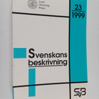 Svenskans beskrivning 23 : förhandlingar vid Tjugoförsta ... - pikkukuva 1