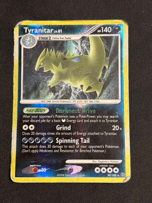 Tyranitar lv.61 30/100 Reverse holo Stormfront