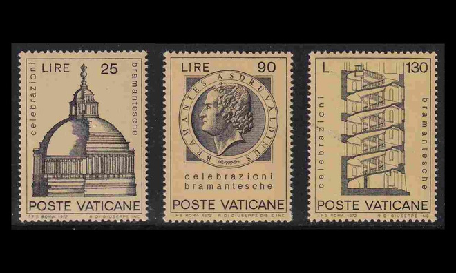 Vatikaani 596-8 ** Arkkitehti Donato Bramante (1972)