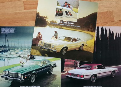 1976 Ford Elite esite - KUIN UUSI - ISO -