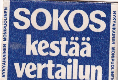 SOKOS kestää vertailun  b583