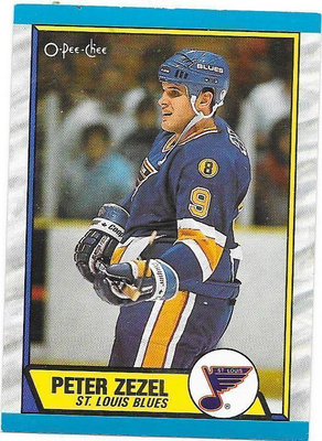 1989-90 OPC #27 Peter Zezel St Louis Blues