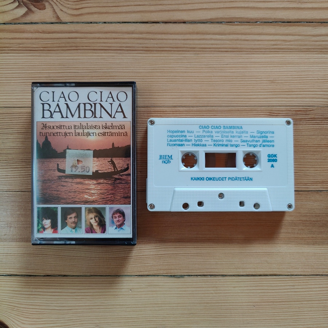 Ciao Ciao Bambina - 24 Suosittua Italialaista c-kasetti