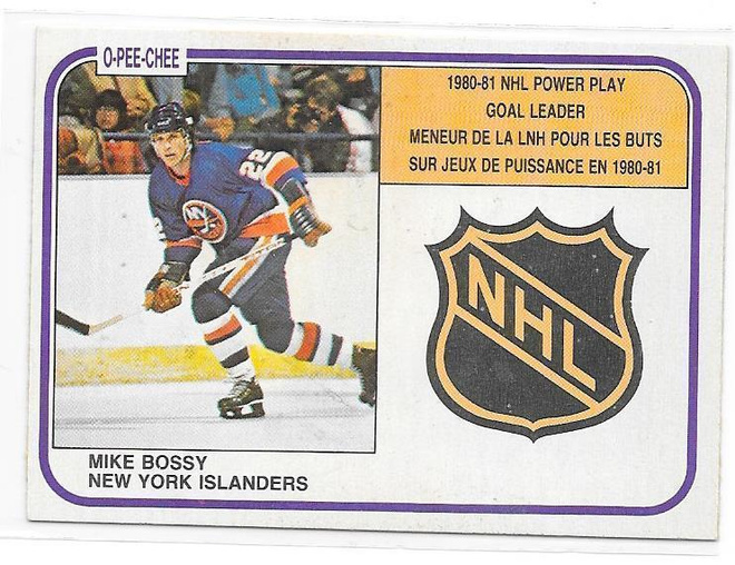 1981-82 OPC #386 Mike Bossy New York Islanders