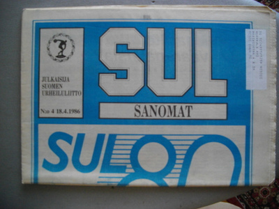 SUL Sanomat Nro 4/1986 (19.3)