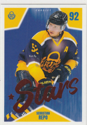 2023/24 Cardset Stars Red Sebastian Repo , Lukko /100
