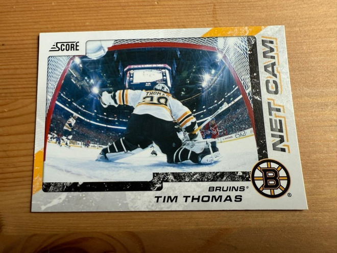 2011-12 Score Net Cam #1 Tim Thomas
