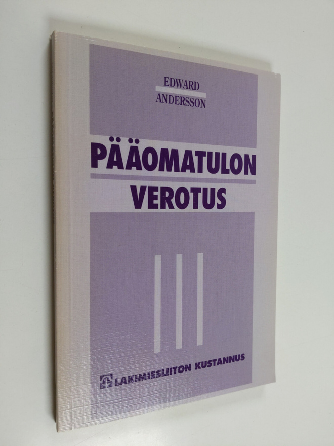 Edward Andersson : Pääomatulon verotus
