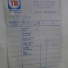 Teboil, huoltamon käteismaksun kuitti v. 1984 - pikkukuva 1