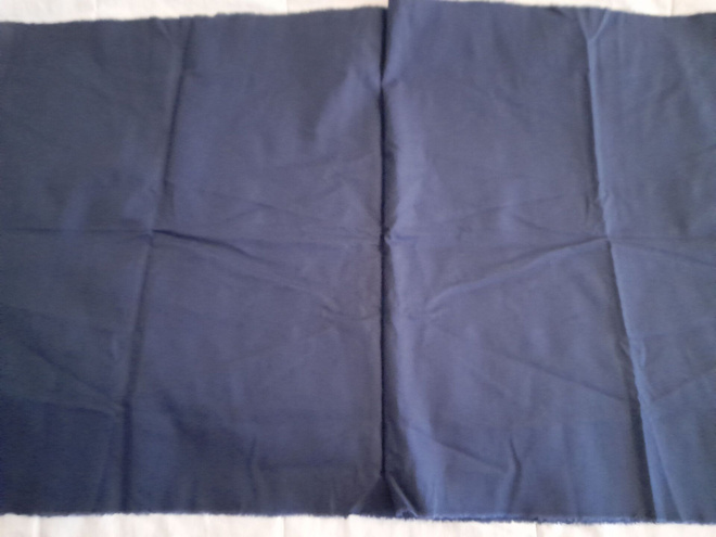 Tummansininen puuvillakangas 150x40cm