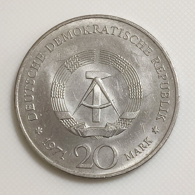 Itä-Saksa 20 Mark 1971, Heinrich Mann