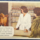 Mainoskortti Milkka 1950-luku. - pikkukuva 1