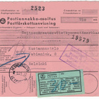 M30 1952 15 mk pun pari postiennakkopaketin palautus - pikkukuva 1
