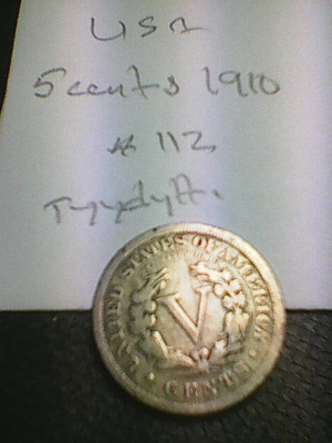 USA 5 cents 1910, km112