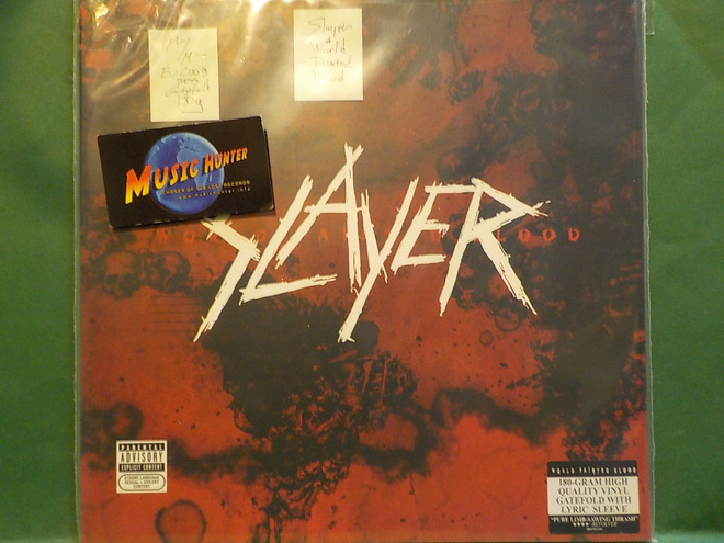 SLAYER - WORLD PAINTED BLOOD - EU 2009 M-/M- 180g LP
