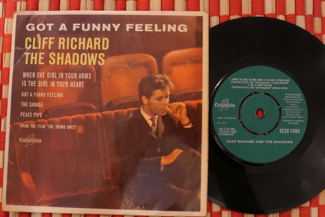 Cliff Richard / The Shadows – Got A Funny.. Ep Tanska 1962