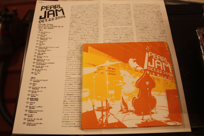 Pearl Jam – Oct. 22, 2003 - Benaroya Hall digipak CD *JAPANI