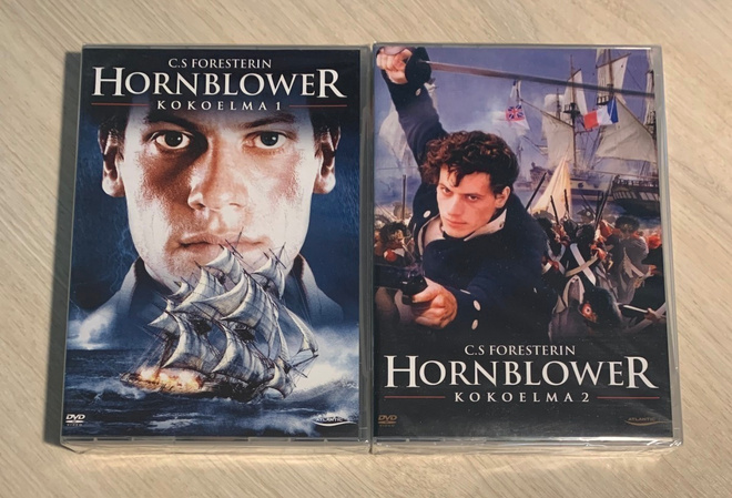 C. S. Foresterin HORNBLOWER (1998-2003) 8DVD (UUSI)