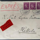 Expres-kirje m/1930 merkein Hollolaan 1936 - pikkukuva 1