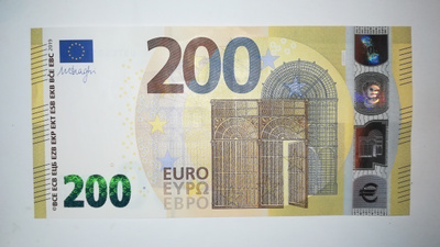 Euroseteli Ranska 200 EURO UD/U004 UNC sign Draghi