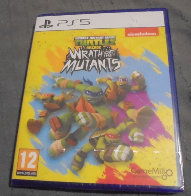 PS5 peli. TMNT. Arcade: Wrath Of The Mutants.