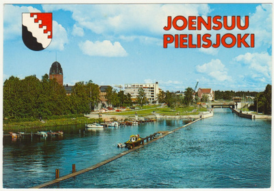 Joensuu Pielisjoki vaakuna 1984