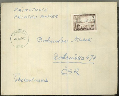 1949 metsäkongressi 9mk painotuote CSRään