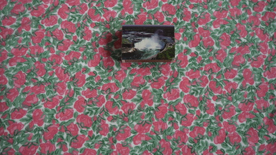 TAITOO ohut collegeneulos, 1,5 m x 6,85 m RUUSUTARHA