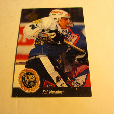 leaf jääkiekko kortti tps -94 kai nurminen