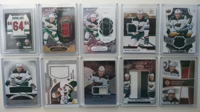 Mikael Granlund jersey & patch kortteja alk, 4 €/kpl
