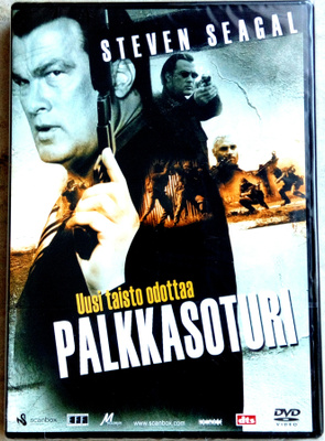 Palkkasoturi , Seagal , uusi kelmuissa , suomi text