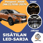 Peugeot 3008 (MK2) Sisätilan LED-sarja 16-osainen - pikkukuva 1