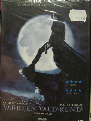 VARJOJEN VALTAKUNTA/UNDERWORLD  DVD UUSI
